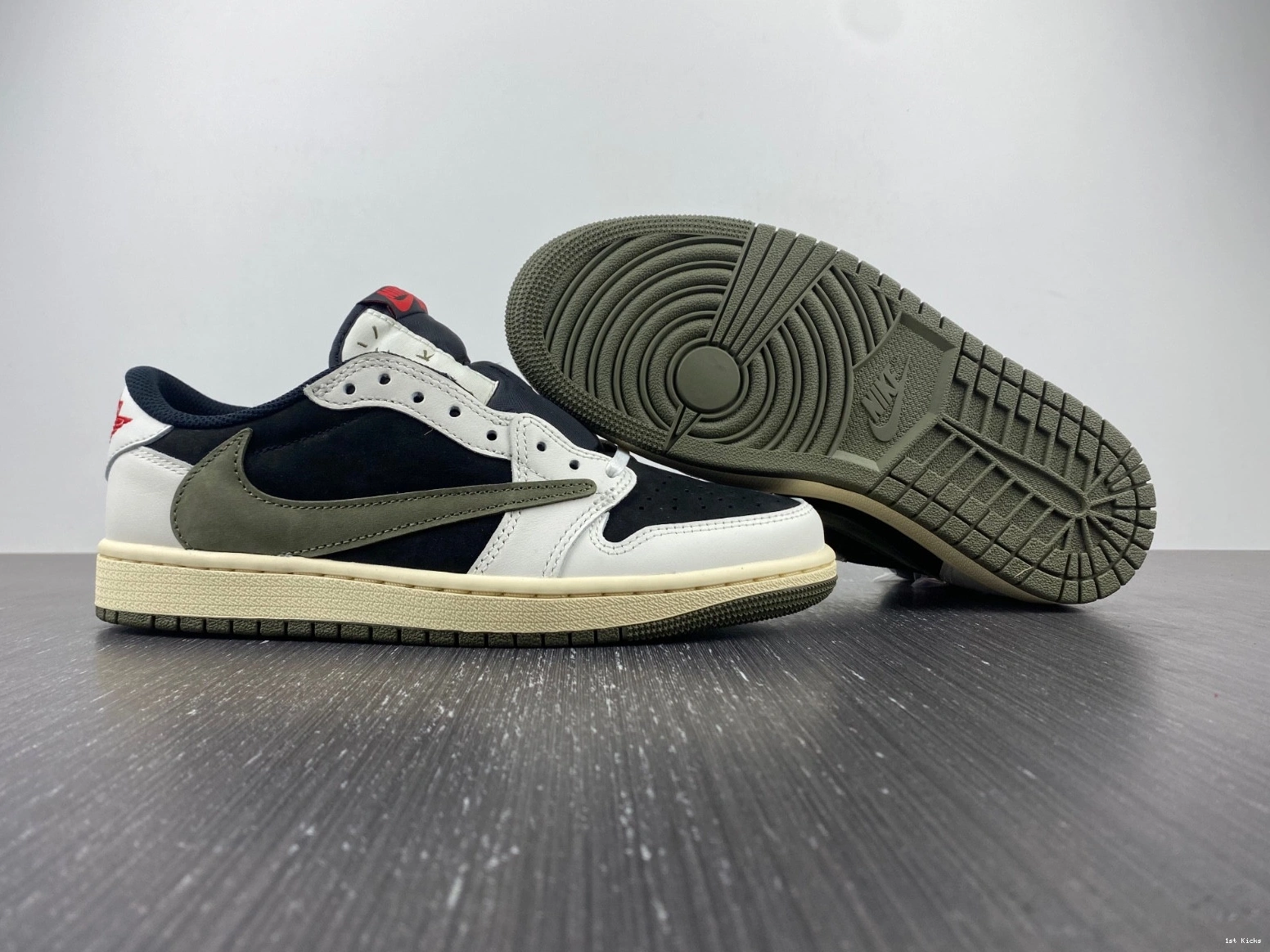 DZ4137-106 Olive x Jordan Air Travis 1 Low OG Scott 0926